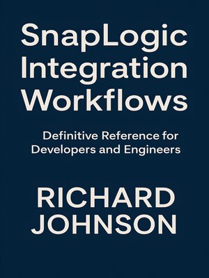cover image of SnapLogic Integration Workflows